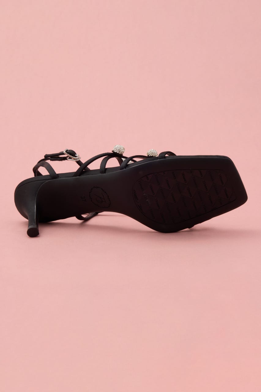 ミューズアーティスティックサンダル BLK 23.5cm