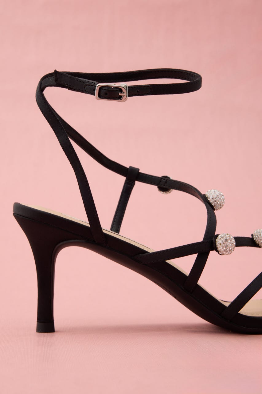 ミューズアーティスティックサンダル BLK 23.5cm