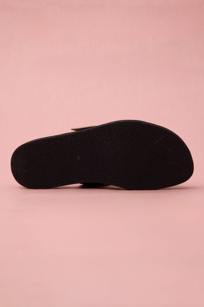 ザイルフラットサンダル BLK 22.5cm
