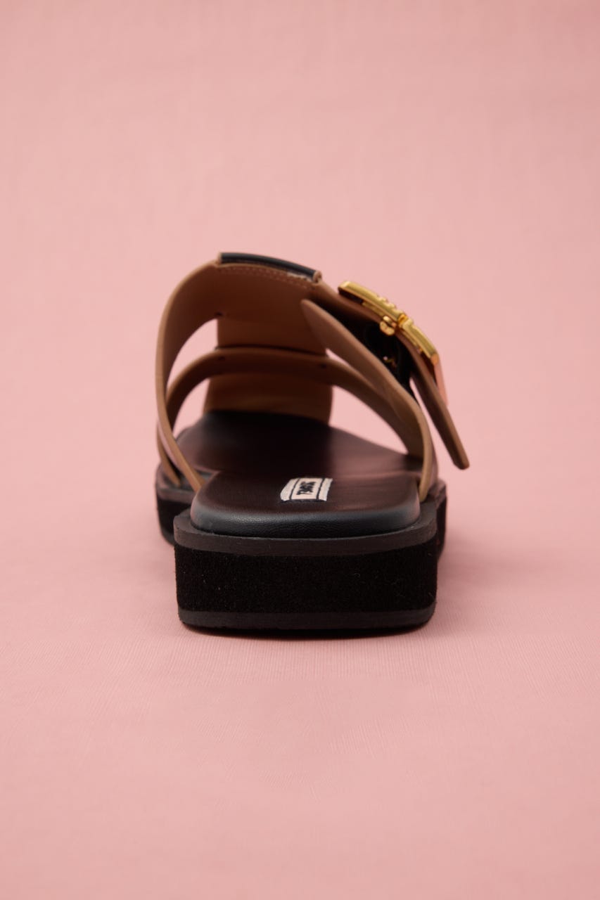 ザイルフラットサンダル BLK 22.5cm