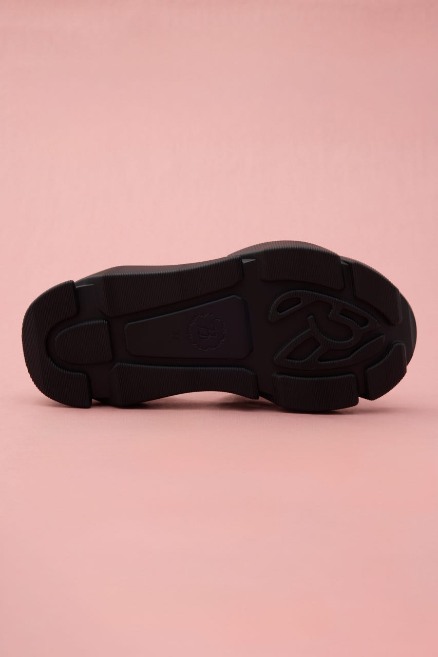 ガボンボリュームサンダル BLK 24.5cm