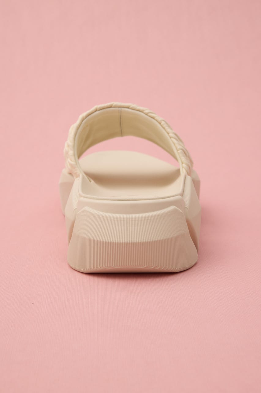 ガボンボリュームサンダル WHT 23.5cm