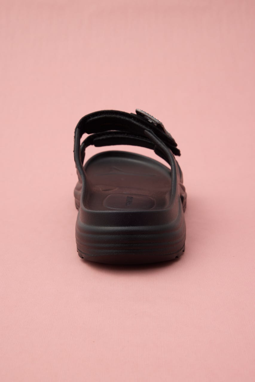 ロッキンメカスポーティーサンダル BLK 22.5cm