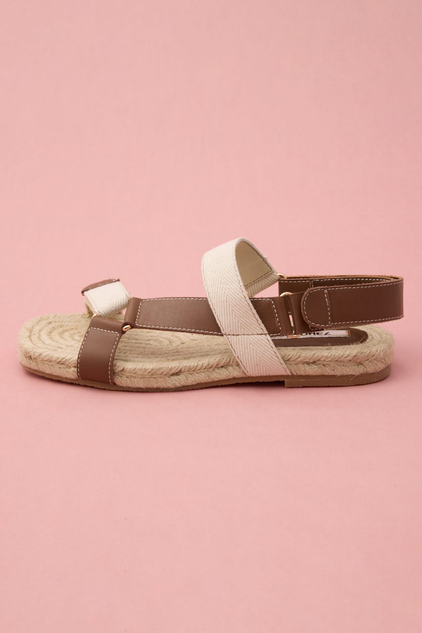 ペドロサニーサンダル 柄BRN 23.5cm