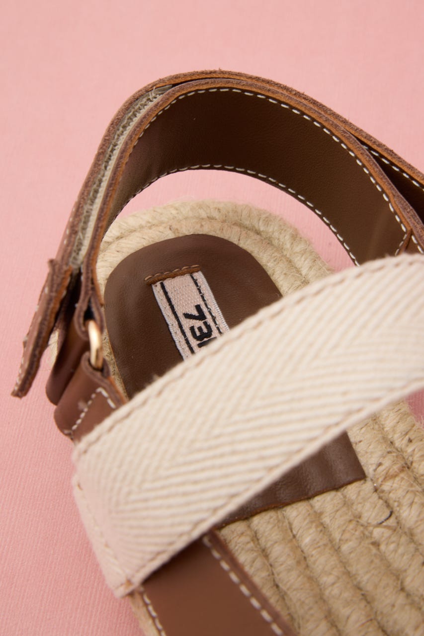 ペドロサニーサンダル 柄BRN 23.5cm