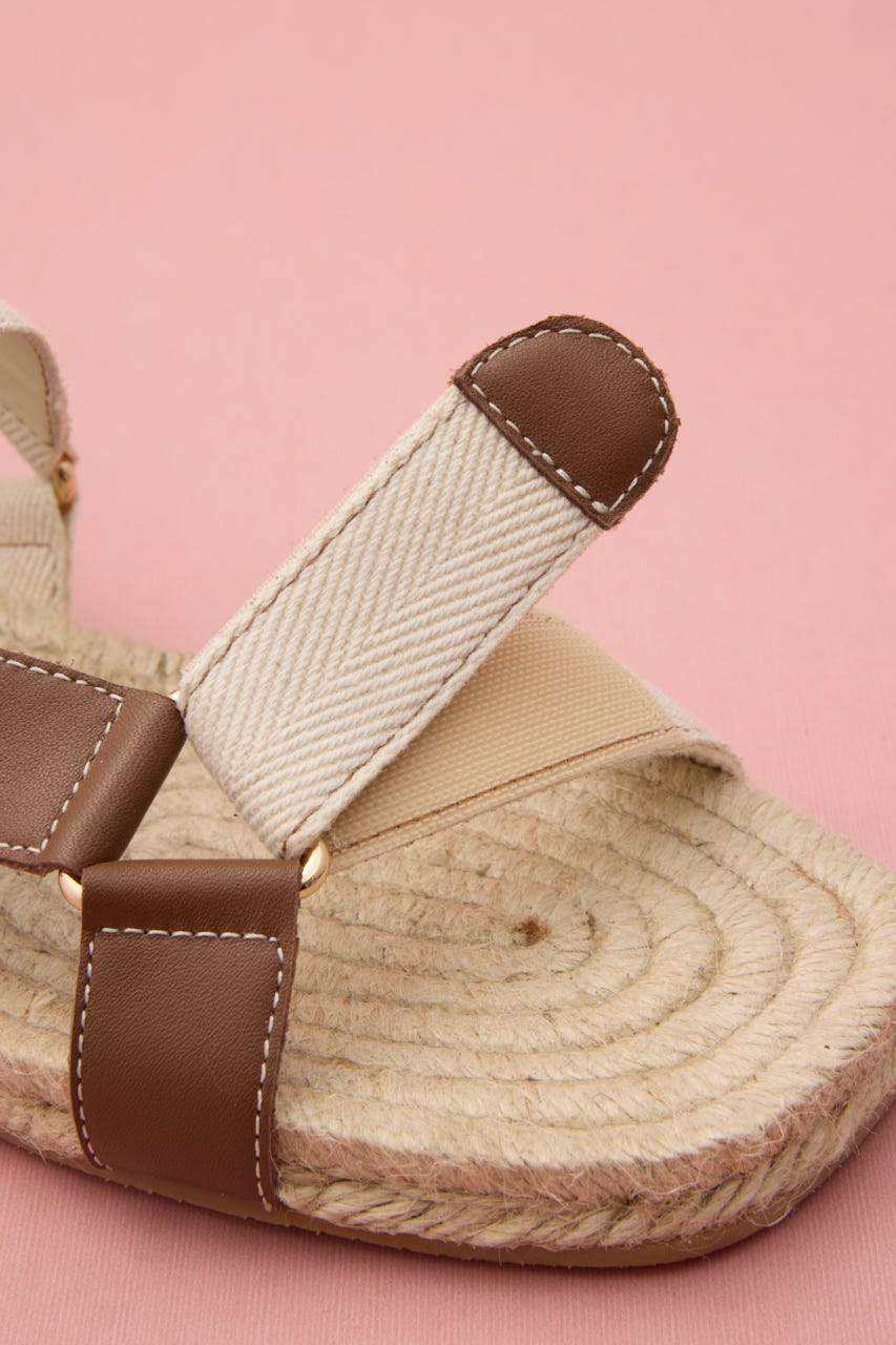 ペドロサニーサンダル 柄BRN 23.5cm