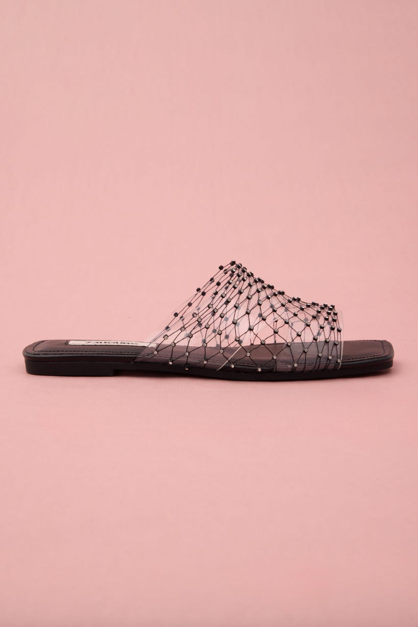 キテラクリアチュールフラット BLK 24.5cm