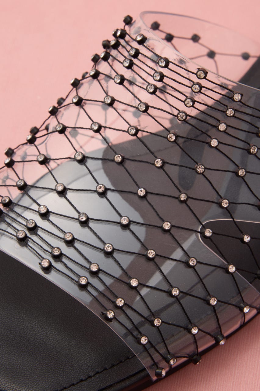 キテラクリアチュールフラット BLK 24.5cm