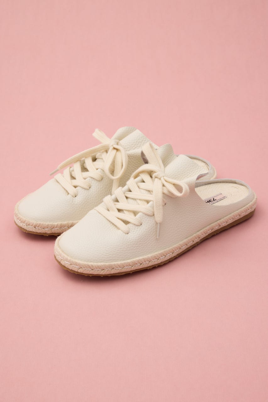 レースアップスニーカーサンダル WHT 23.0cm