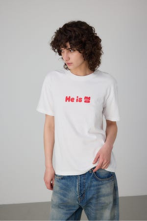 TANGTANG×he is  T-shirt