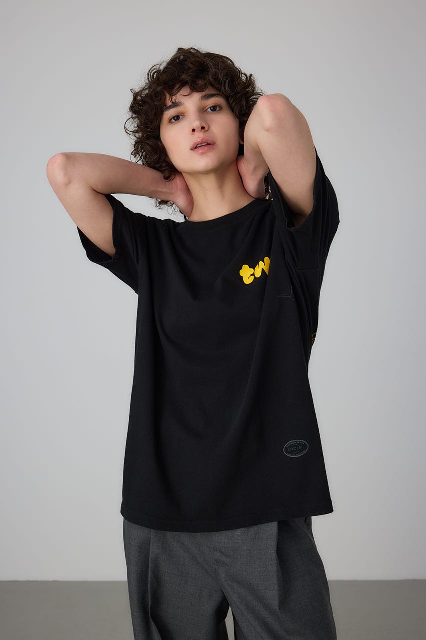 TANGTANG×TWJ GradationT-shirt BLK M