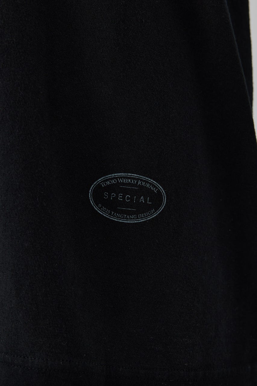 TANGTANG×TWJ GradationT-shirt BLK M