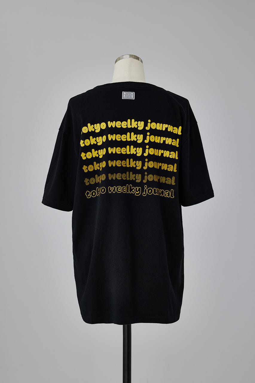 TANGTANG×TWJ GradationT-shirt BLK M
