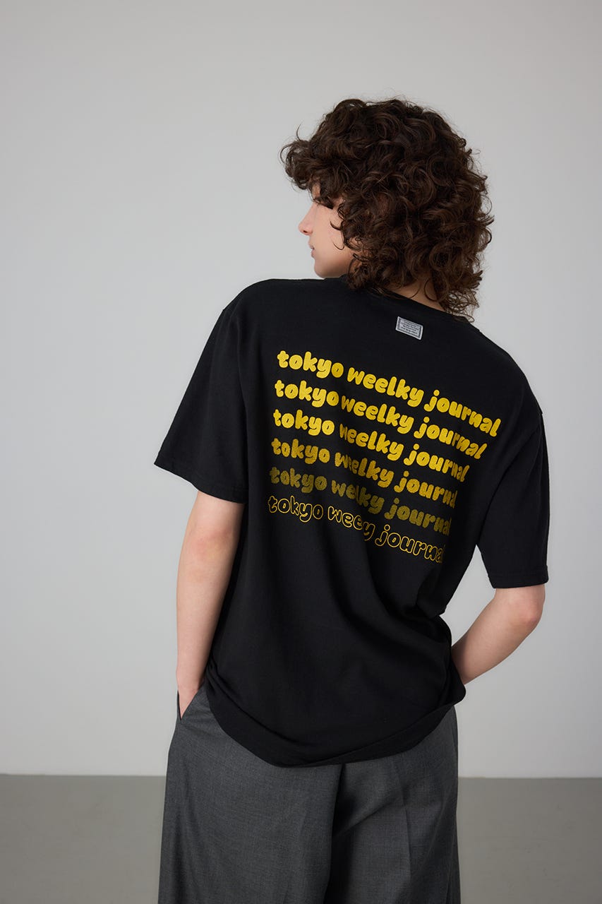 TANGTANG×TWJ GradationT-shirt BLK M