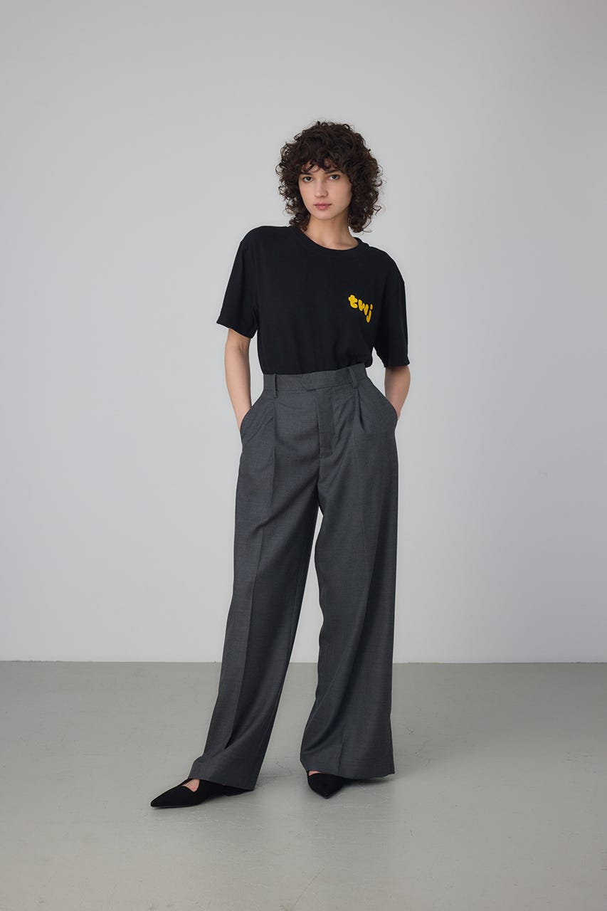TANGTANG×TWJ GradationT-shirt BLK M