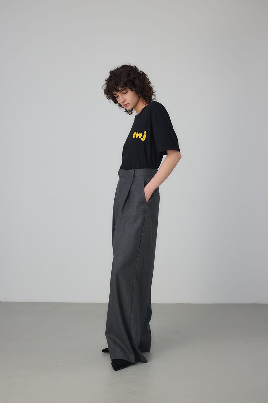 TANGTANG×TWJ GradationT-shirt BLK M
