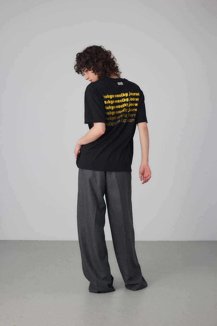 TANGTANG×TWJ GradationT-shirt BLK M