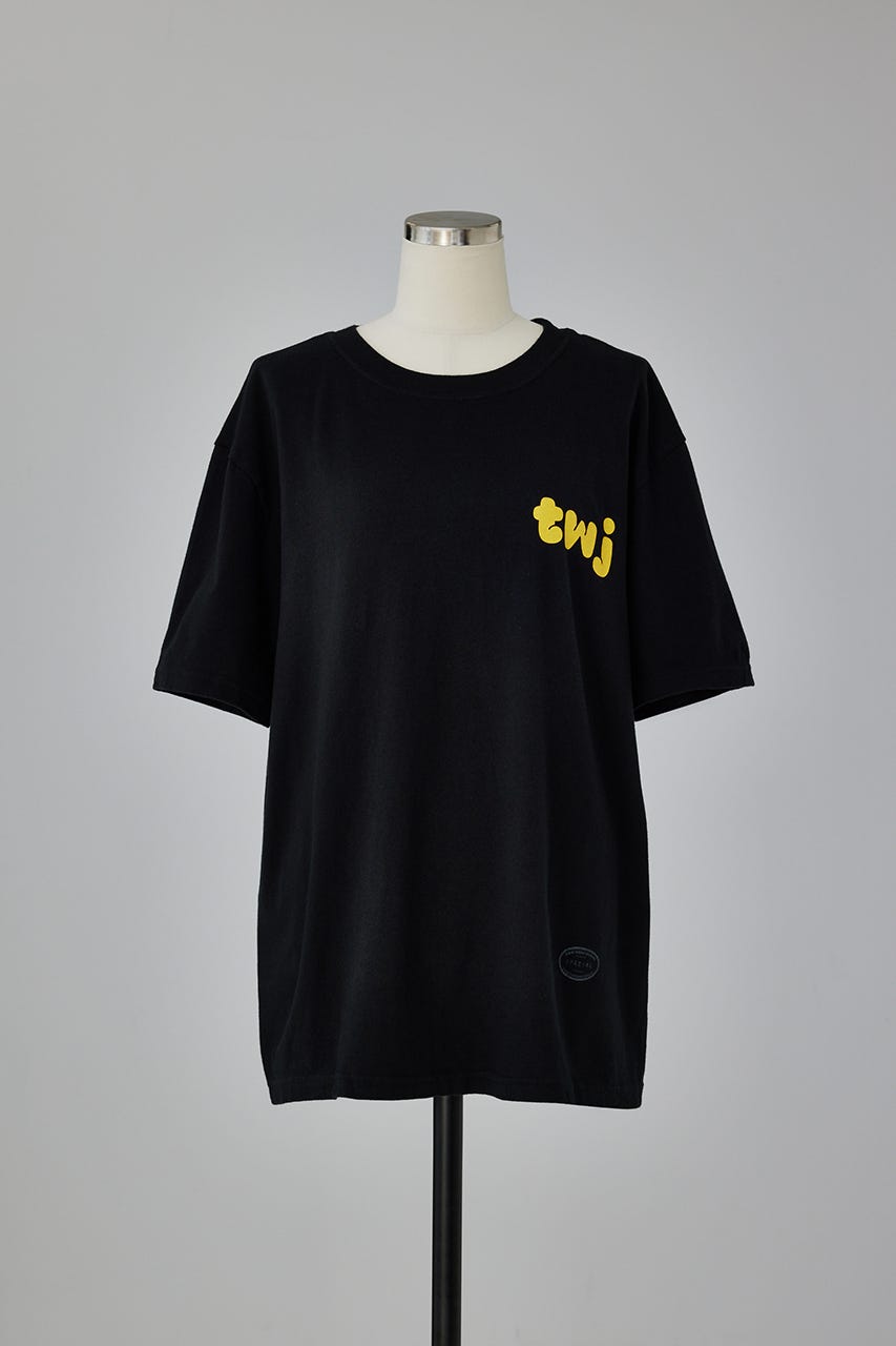 TANGTANG×TWJ GradationT-shirt BLK M