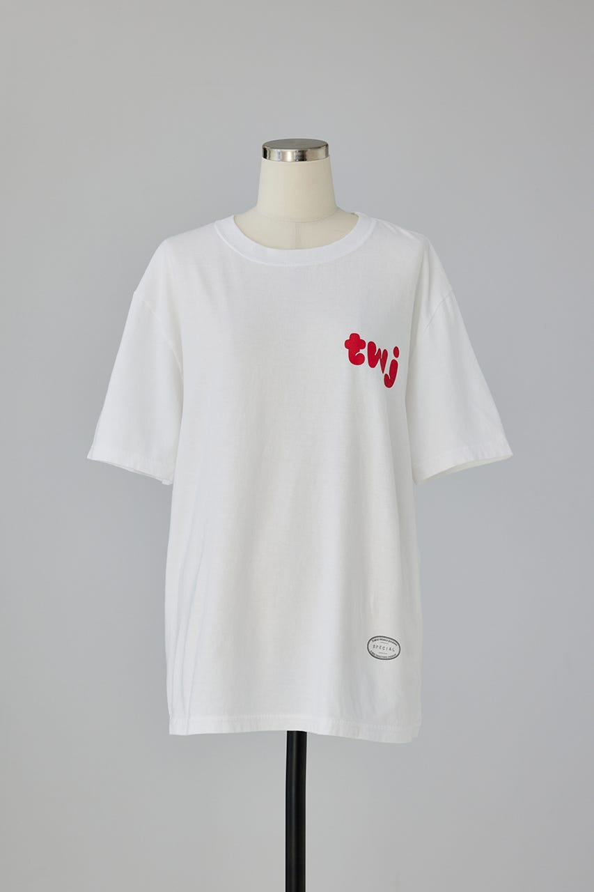 TANGTANG×TWJ GradationT-shirt RED XL