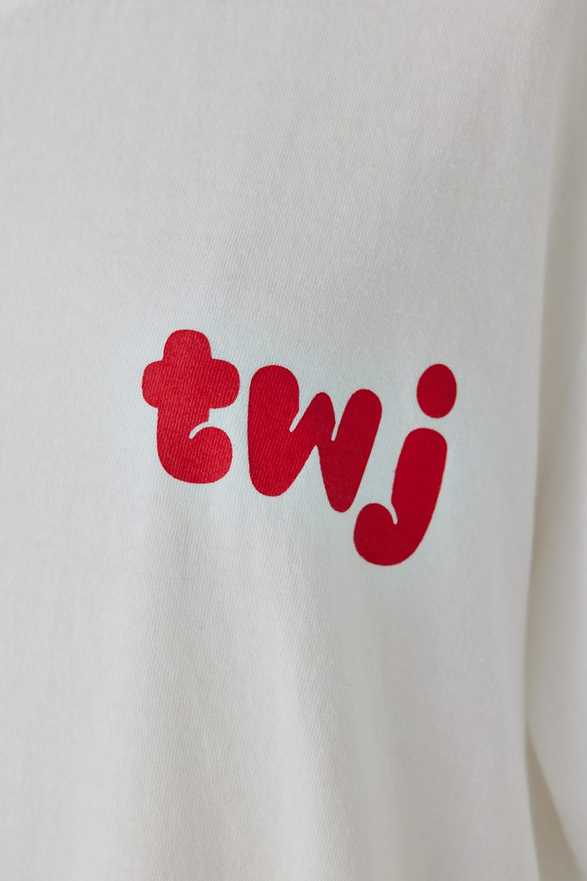 TANGTANG×TWJ GradationT-shirt RED XL