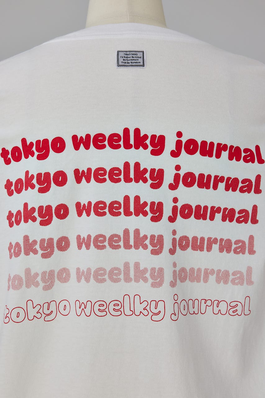 TANGTANG×TWJ GradationT-shirt RED XL
