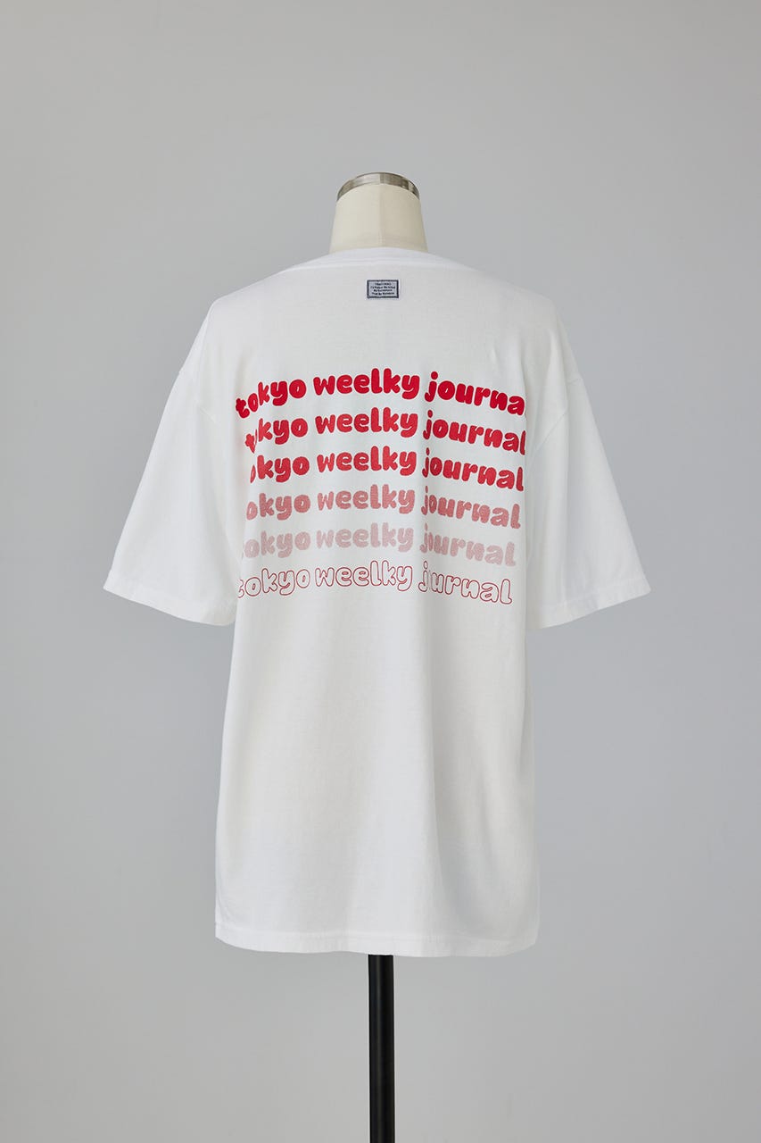 TANGTANG×TWJ GradationT-shirt RED XL