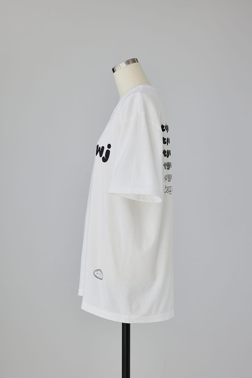 TANGTANG×TWJ GradationT-shirt WHT XL