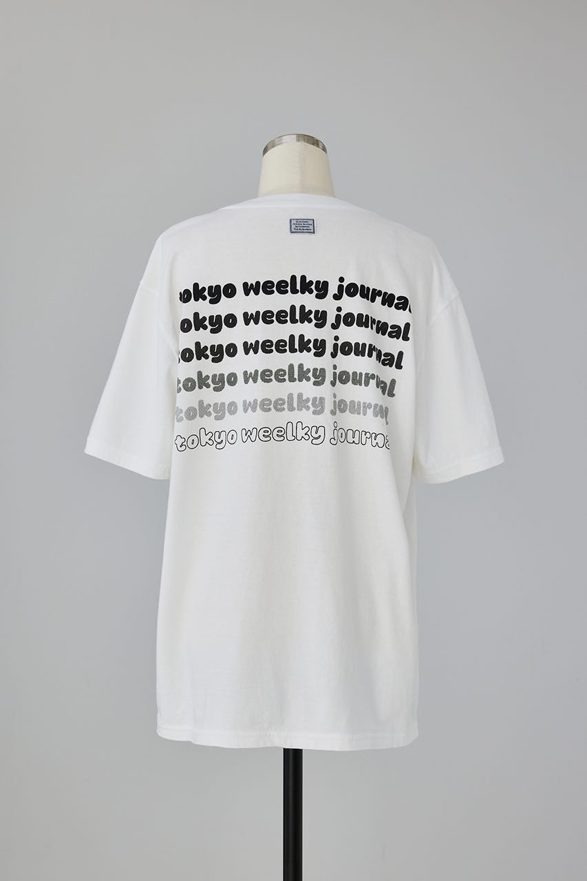 TANGTANG×TWJ GradationT-shirt WHT XL