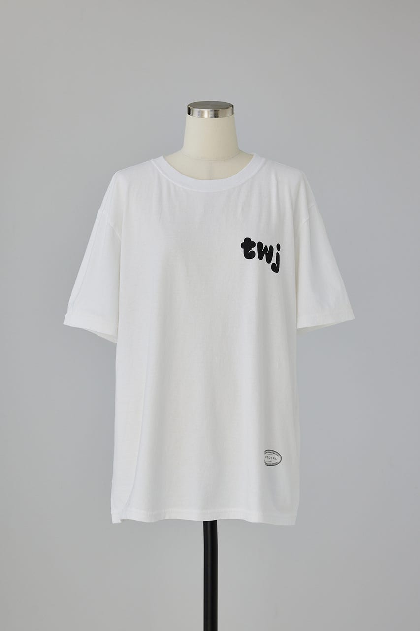 TANGTANG×TWJ GradationT-shirt WHT XL