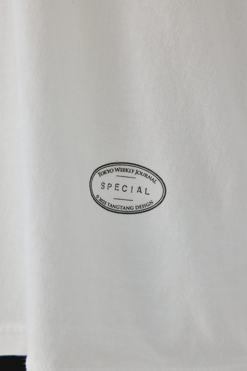 TANGTANG×TWJ GradationT-shirt WHT XL