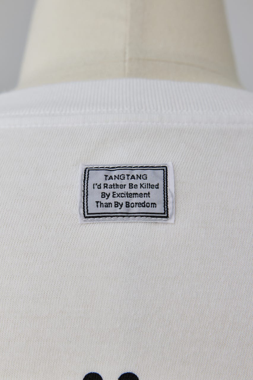 TANGTANG×TWJ GradationT-shirt WHT XL
