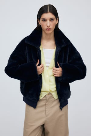 Eco fur Blouson