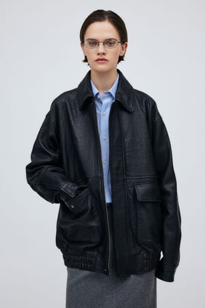 Lamb Leather Flight Jacket