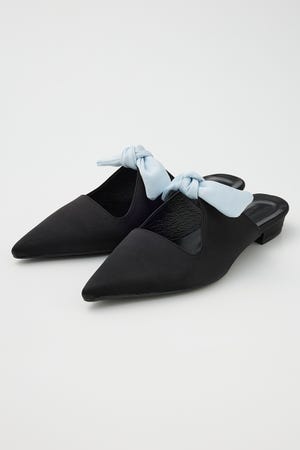 SALONDEJU Ribbon Flat Mule