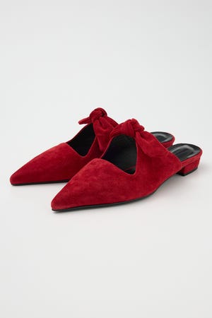 SALONDEJU Ribbon Flat Mule