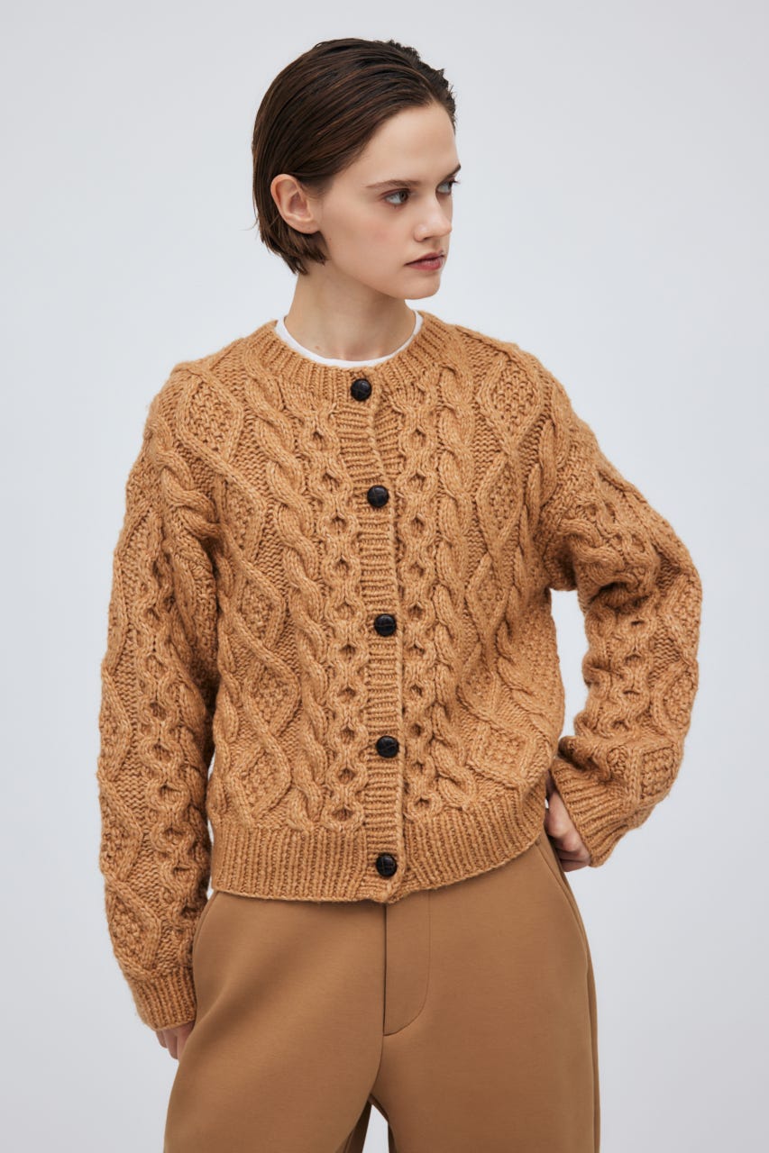 Fisherman Hand Knit Cardigan L/CAM S