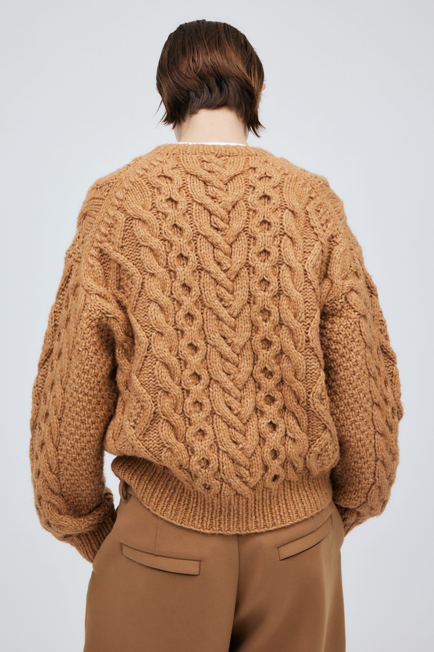 Fisherman Hand Knit Cardigan L/CAM S