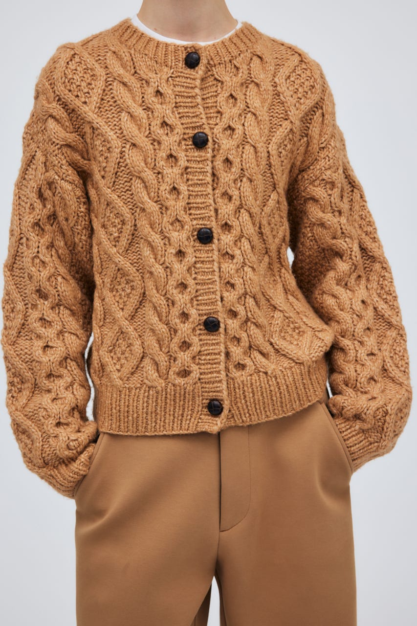 Fisherman Hand Knit Cardigan L/CAM S