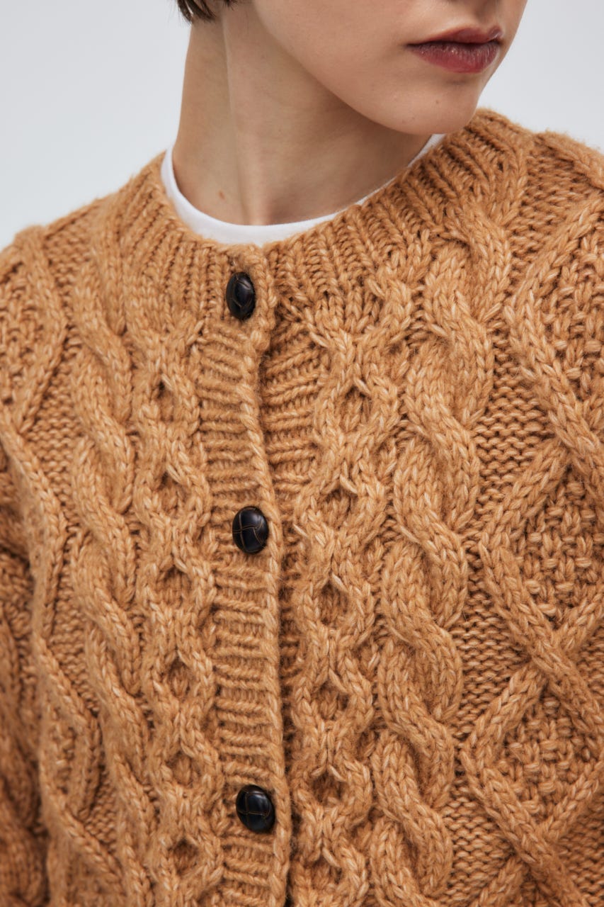 Fisherman Hand Knit Cardigan L/CAM S