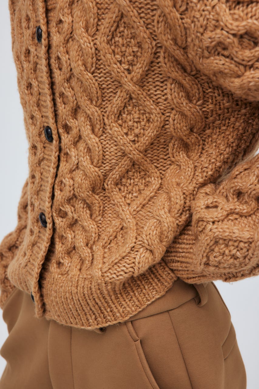 Fisherman Hand Knit Cardigan L/CAM S