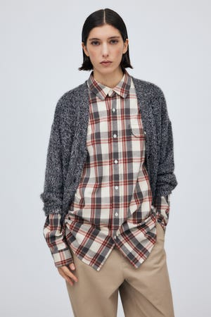 Glitter Mix Knit Cardigan