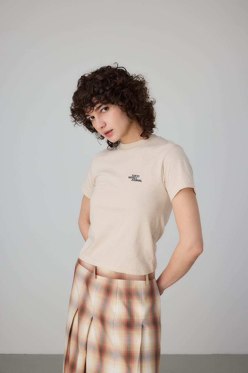 TWJ basic T-shirt BEG S
