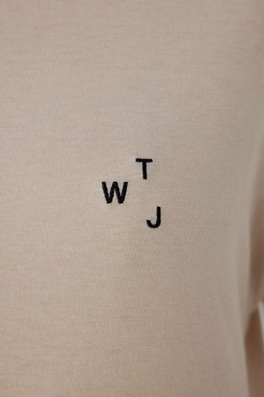 TWJ basic T-shirt BEG S