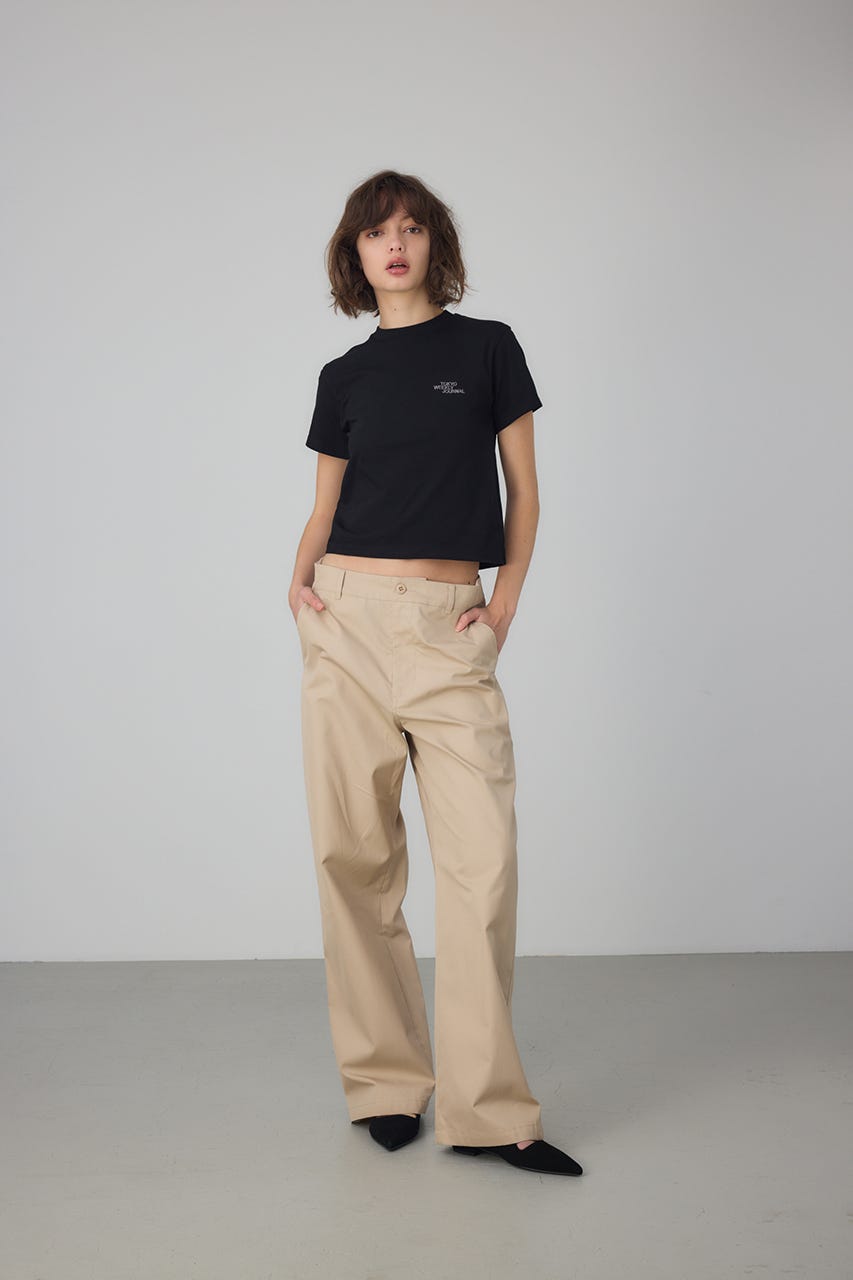 TWJ basic T-shirt BLK S