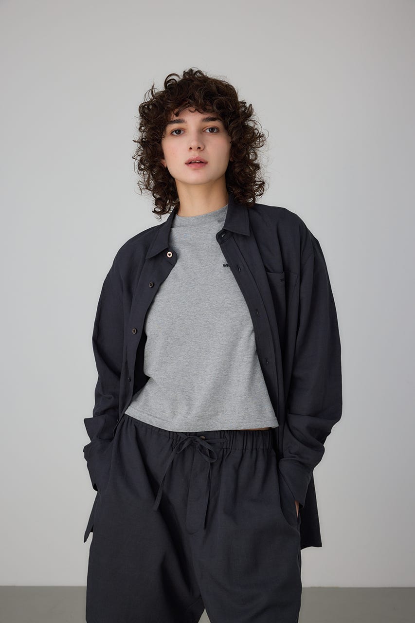 TWJ basic T-shirt T.GRY L