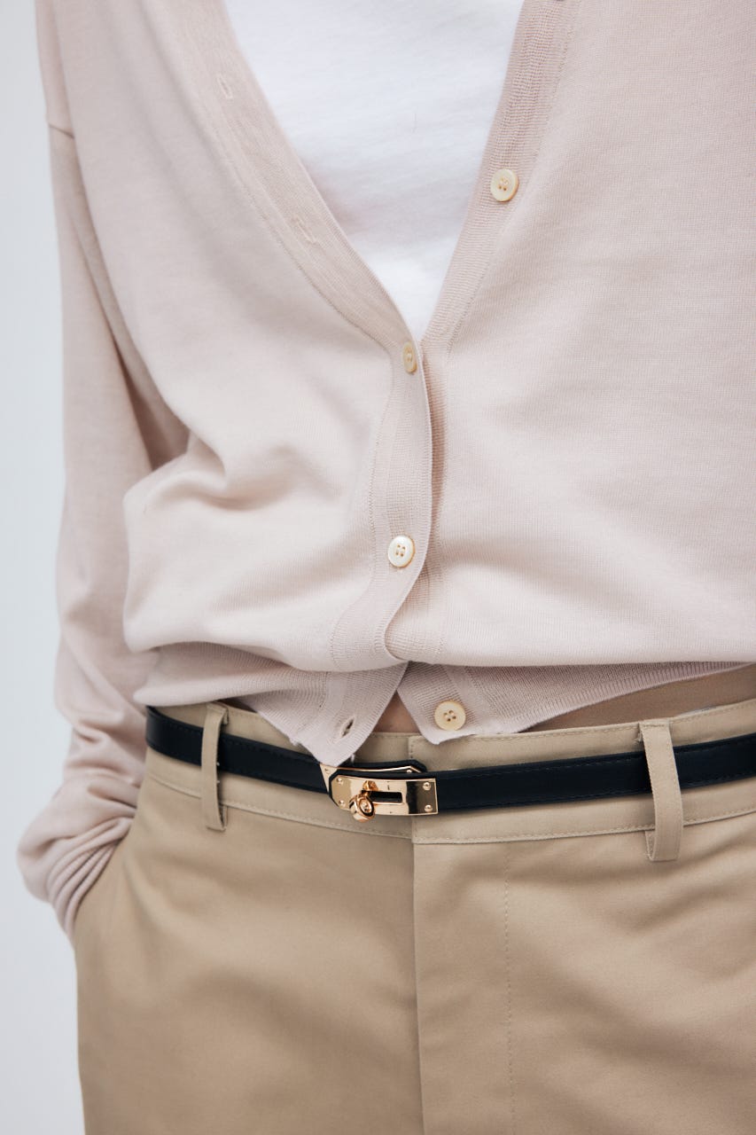 16G Long Sleeve Knit Cardigan L/PNK M