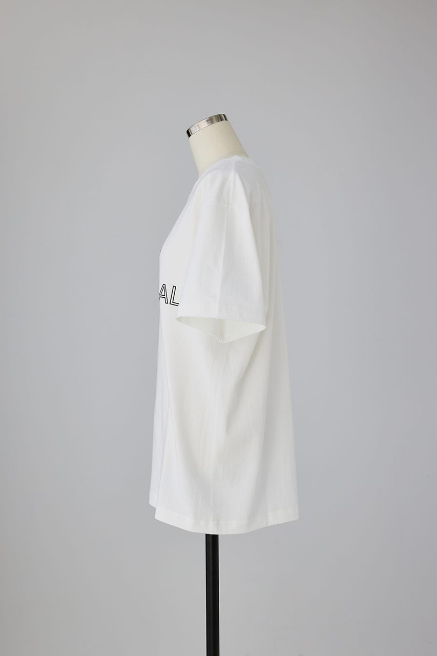 Flame Logo T-shirt 柄WHT M