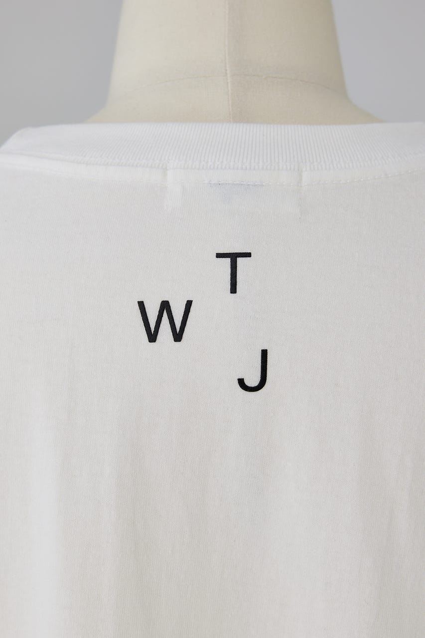 Flame Logo T-shirt 柄WHT M