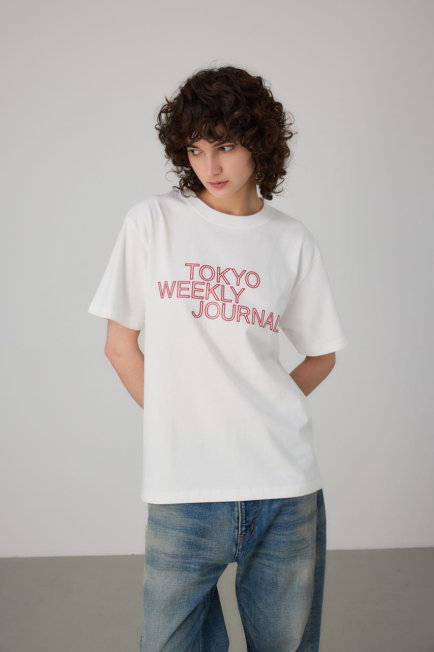 Flame Logo T-shirt WHT M