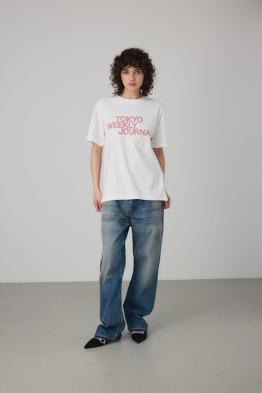 Flame Logo T-shirt WHT M